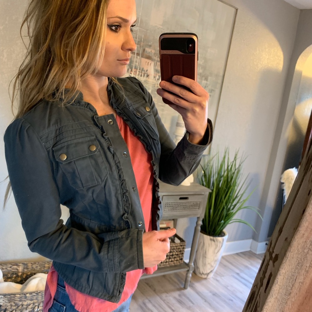 Banana republic gray jacket